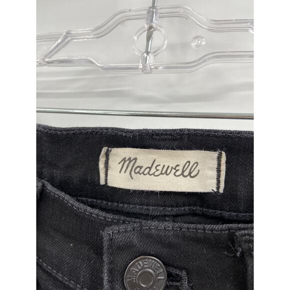 Madewell 9-Inch High Rise Black Frost Button Fly Skinny Jeans Size 27 - Picture 5 of 8
